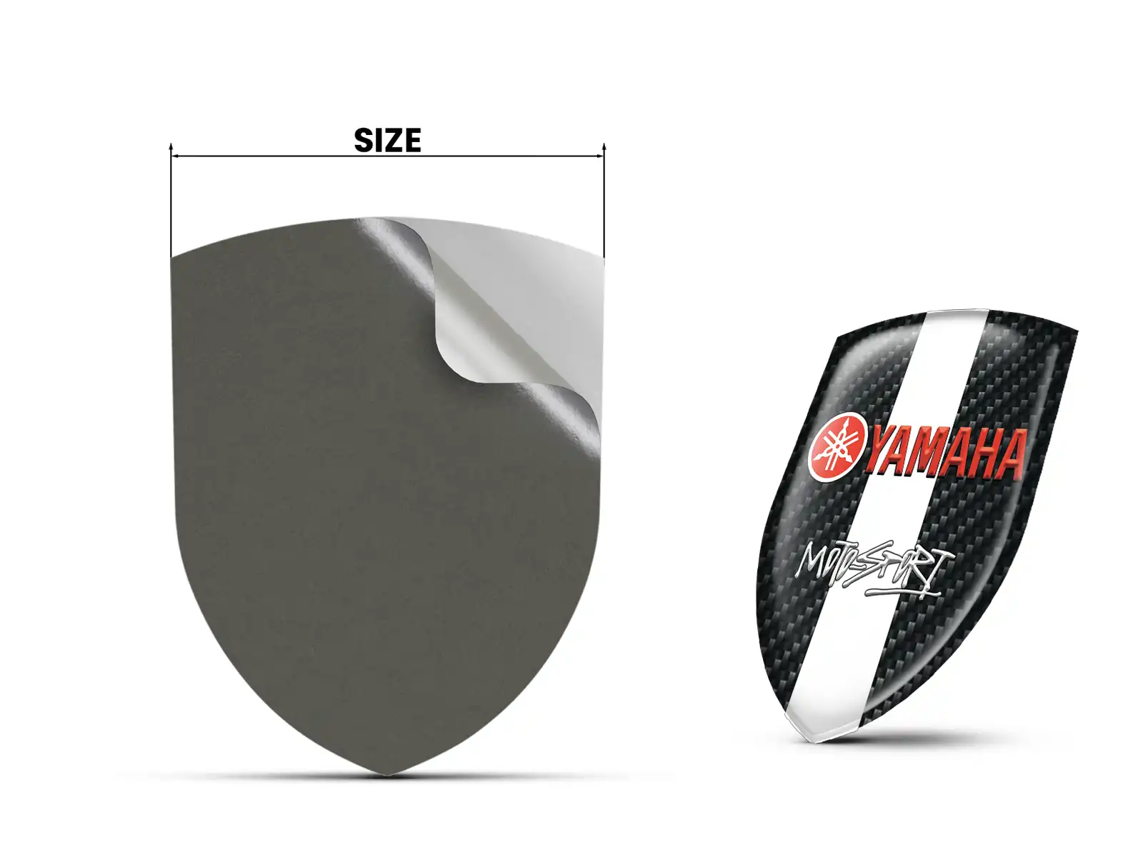 Yamaha Sticker Résine Édition Luxe Étiquettes Auto Haut de Gamme